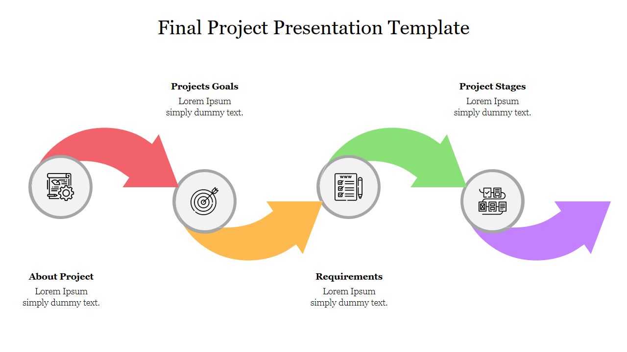 Editable Final Project Presentation Template Slide